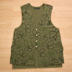 Gudrun Sjoden Women's Oversized Wool Vest, Size M